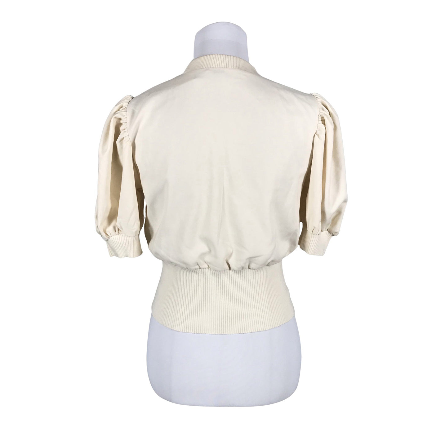 Unisex French Connection - Lühikeste käistega pluus, suurus 34 - Looduslik valge (2)