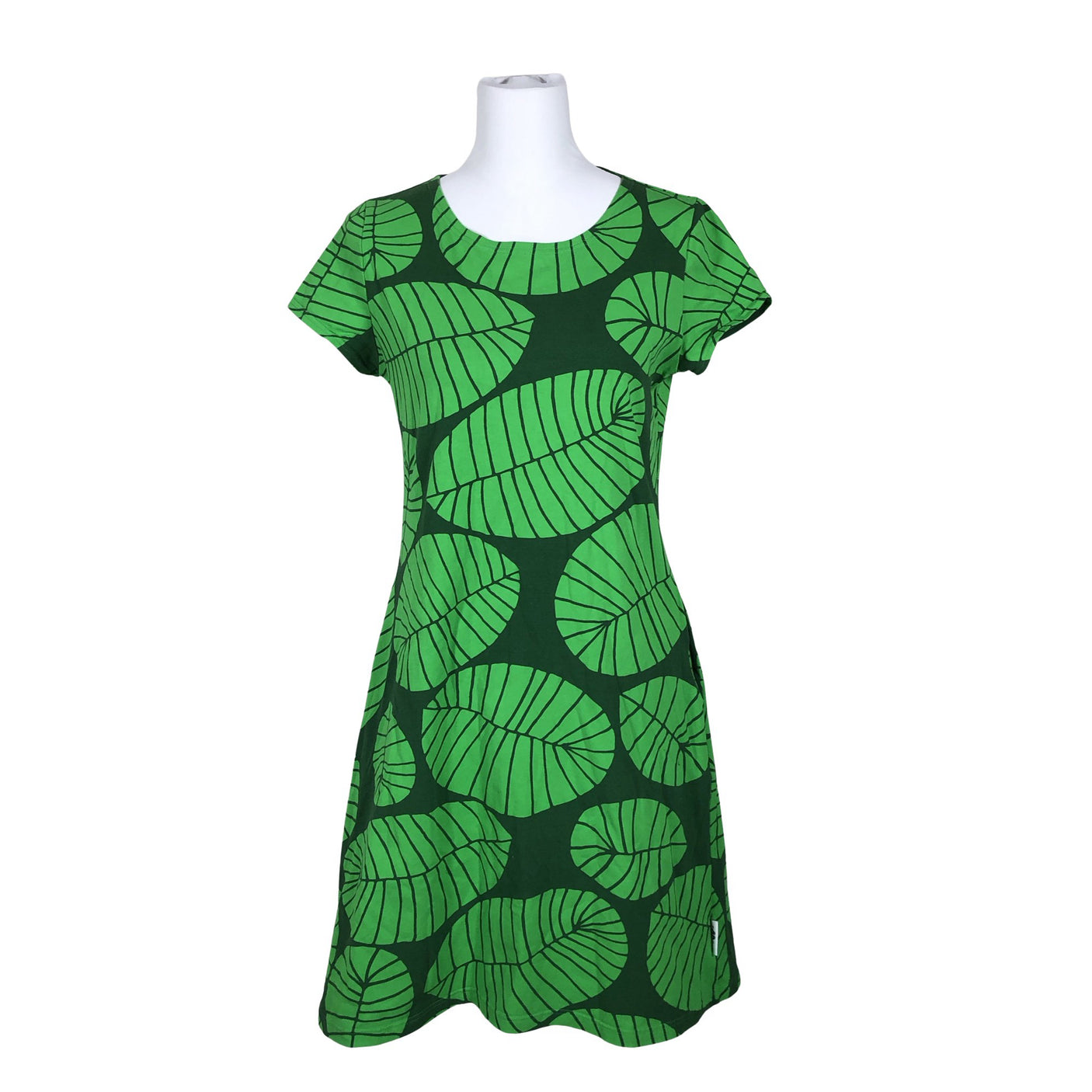 Unisex PaaPii - Trikotaažist kleit, suurus 38 - Roheline (1)