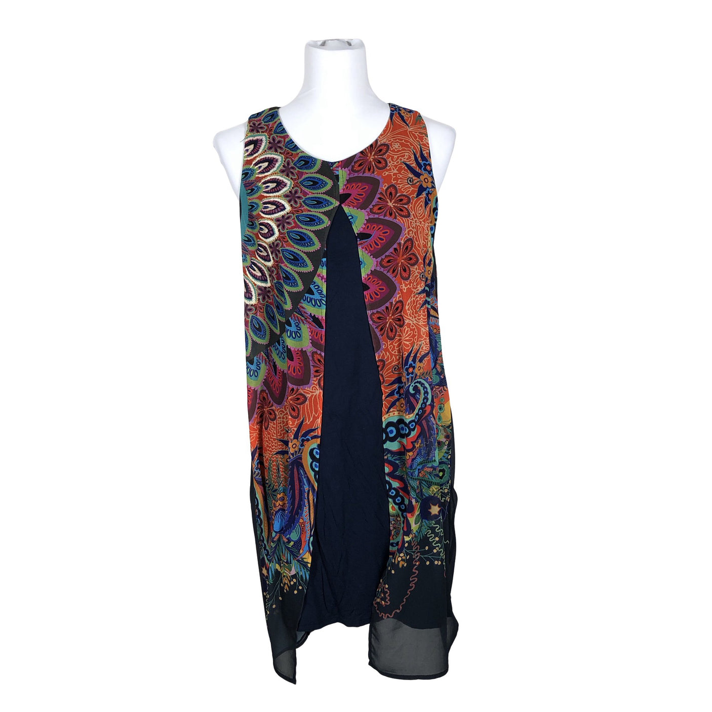 Unisex Desigual - Õhuke kleit, suurus 40 - Sinine (1)