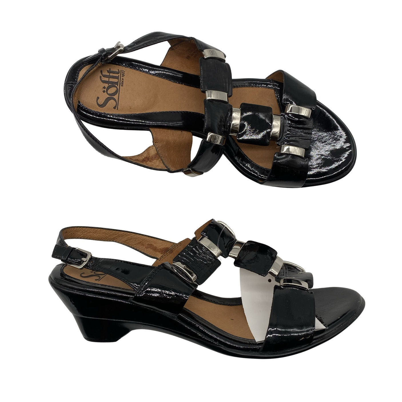 Unisex Söfft - Kontsaga rihmikud, suurus 38 - Must (1)