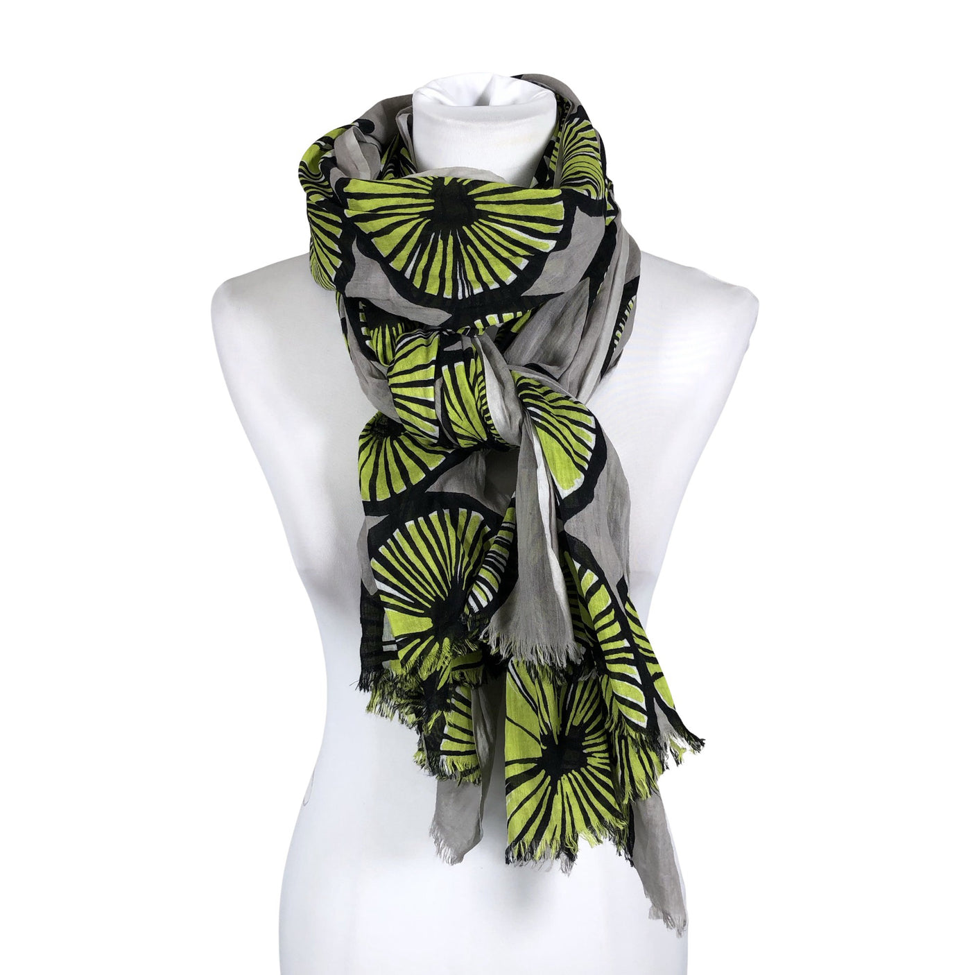 Unisex Handmade - Õhuke sall, suurus Maxi - Hall (1)