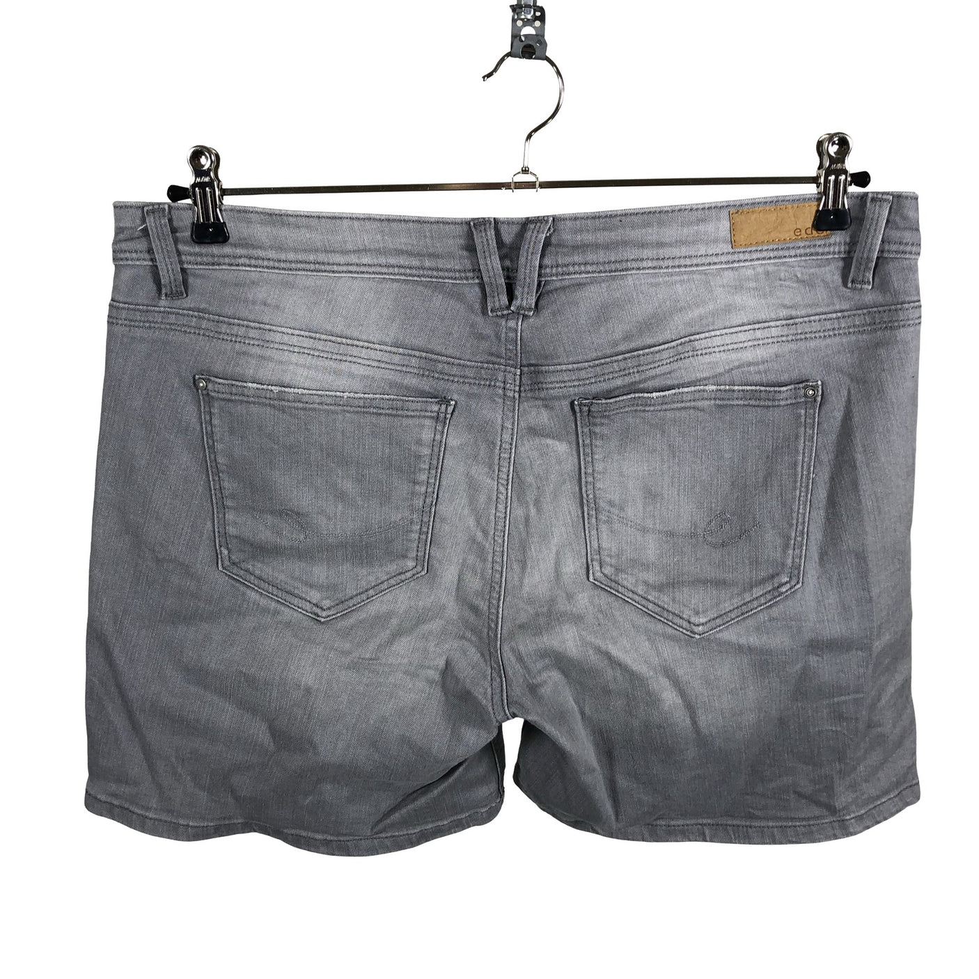 Unisex Esprit - Teksast lühikesed püksid, suurus W33 - Hall (4)