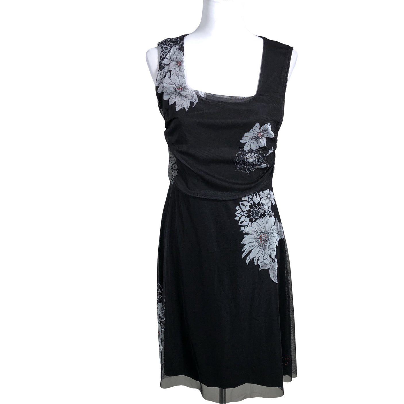 Unisex Desigual - Trikotaažist kleit, suurus 40 - Must (1)