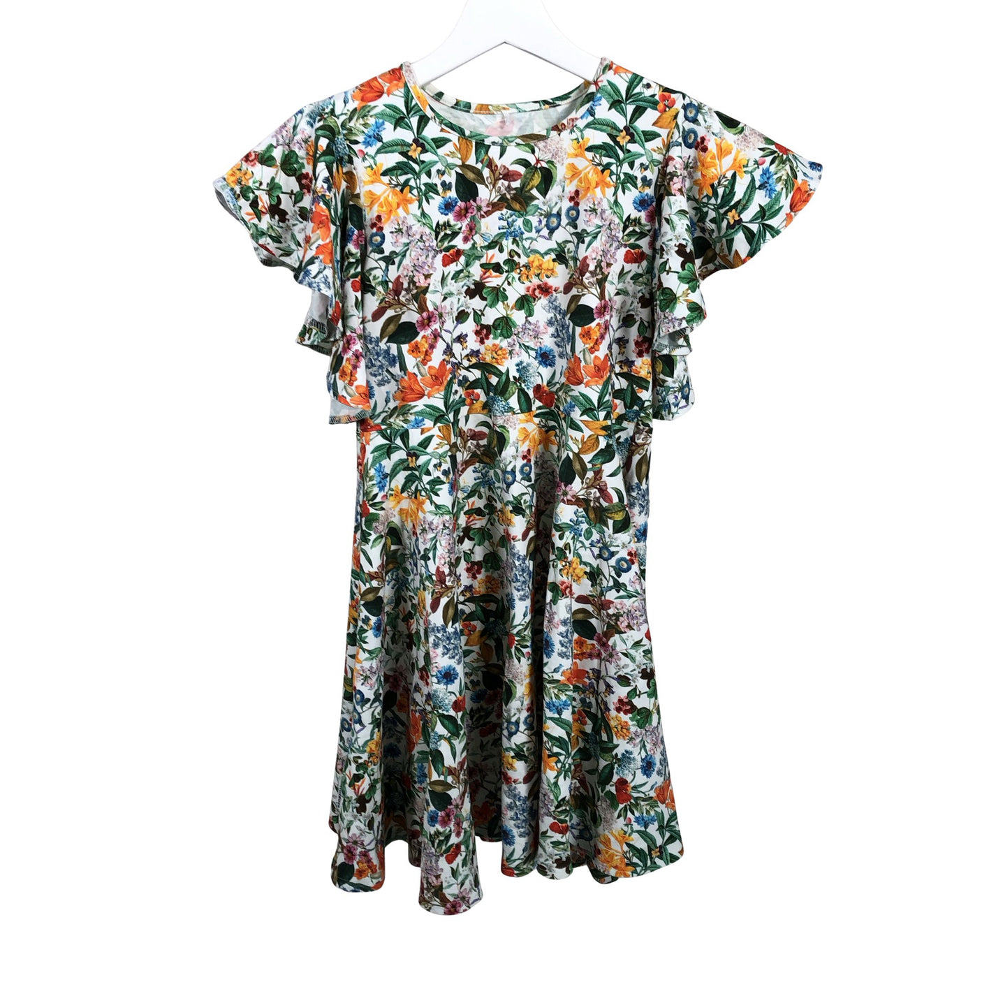 Unisex Metsola - Trikotaažist kleit, suurus 146 - 152 - Valge (1)