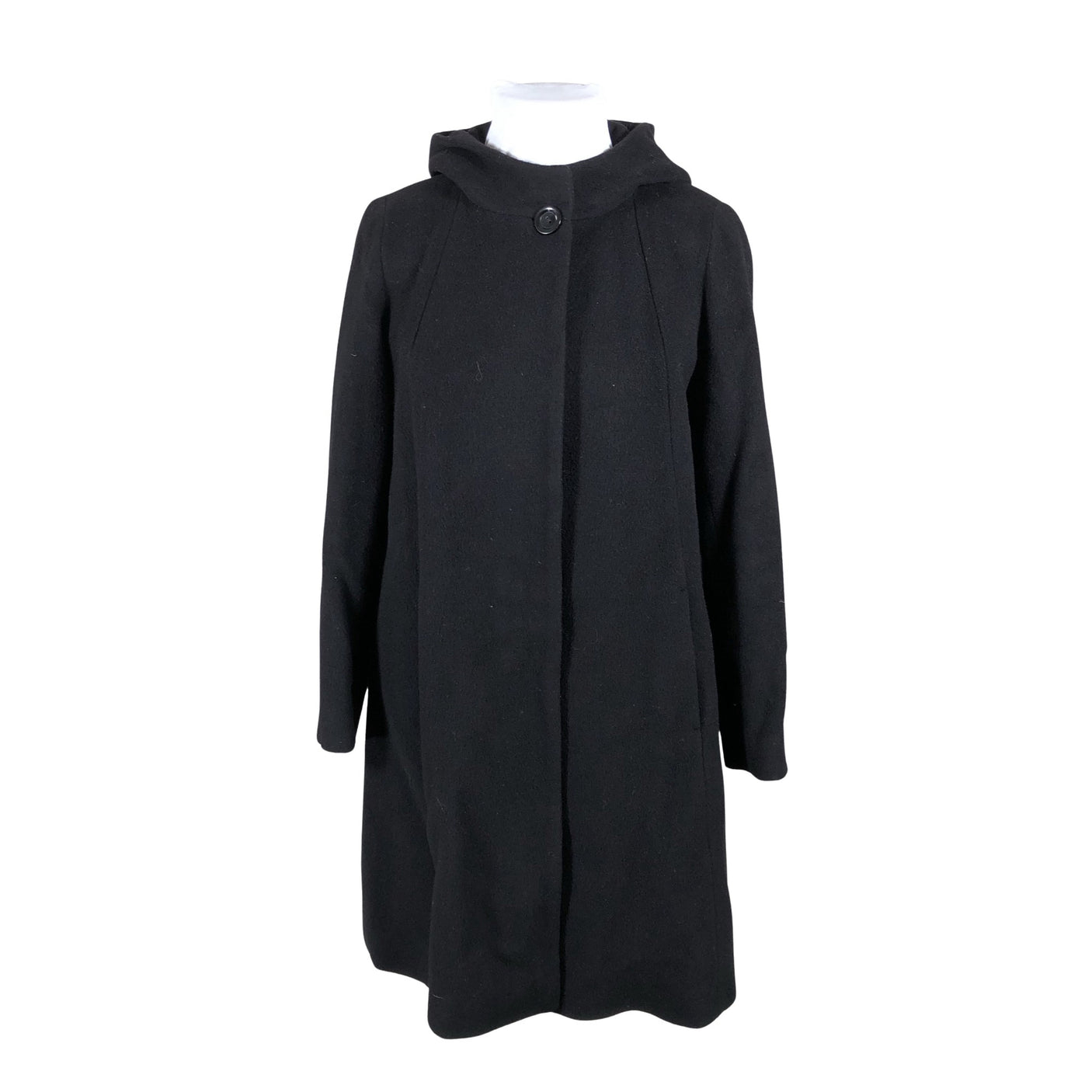 Unisex Cinzia Rocca - Villane mantel, suurus 44 - Must (1)