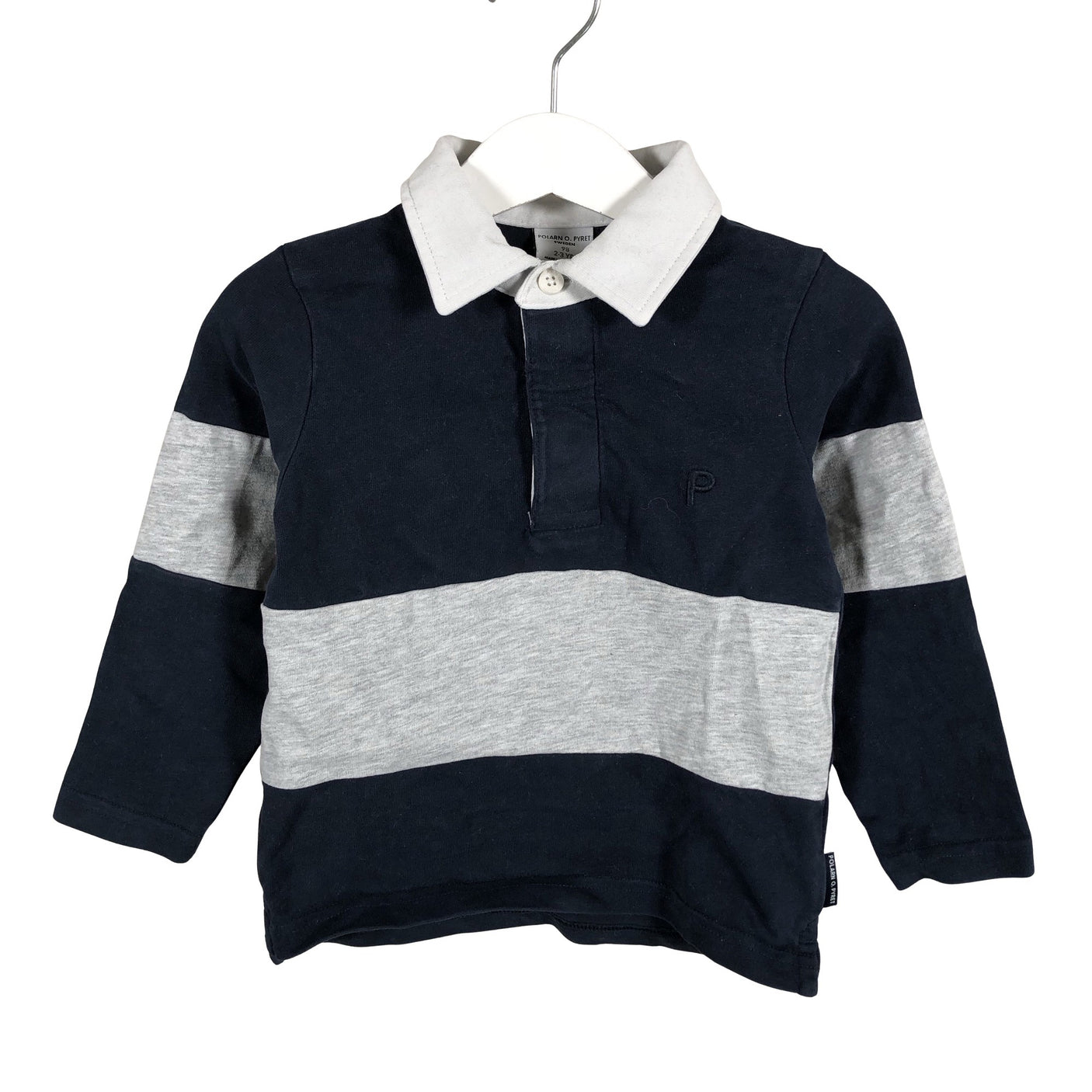 Unisex Polarn O. Pyret - Trikotaažist pluus, suurus 92 - 98 - Sinine (1)