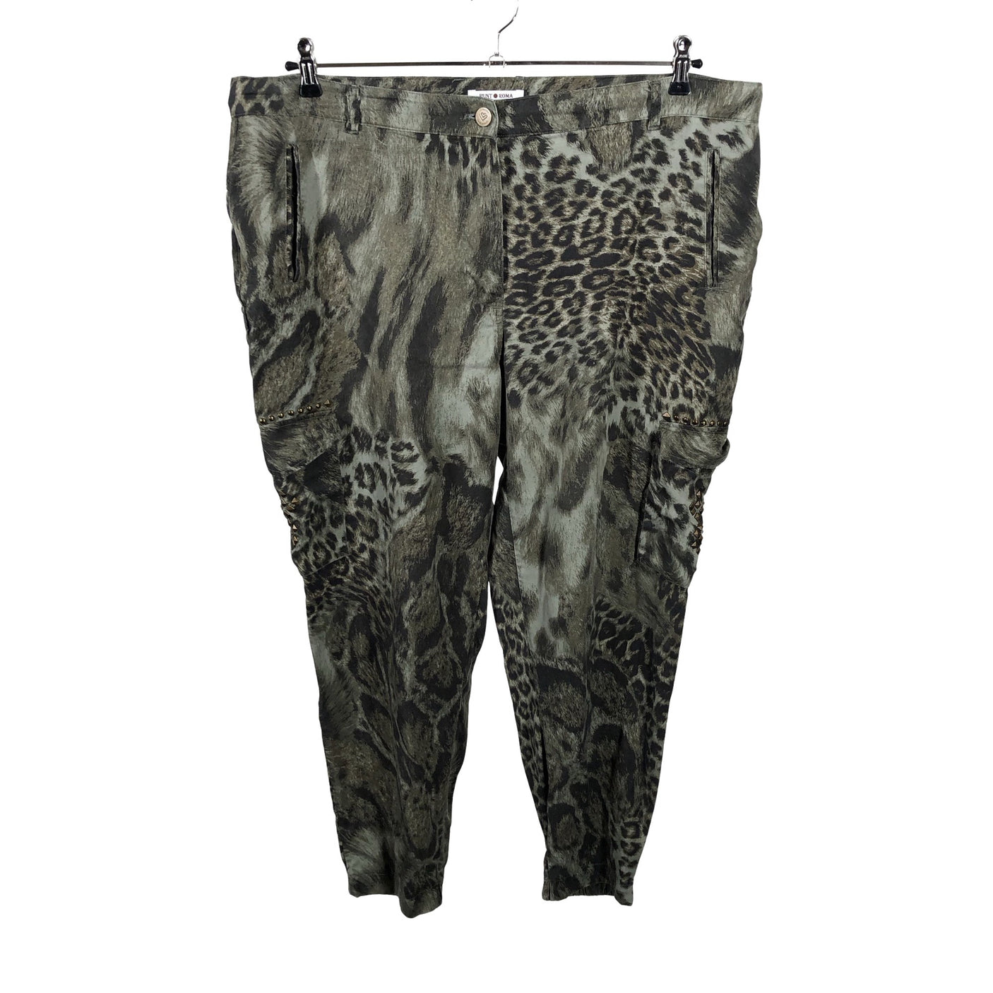 Unisex Punt Roma - Mittevenivad püksid, suurus 48 - Roheline (1)