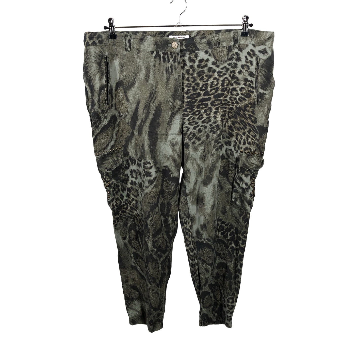 Unisex Punt Roma - Mittevenivad püksid, suurus 48 - Roheline (2)