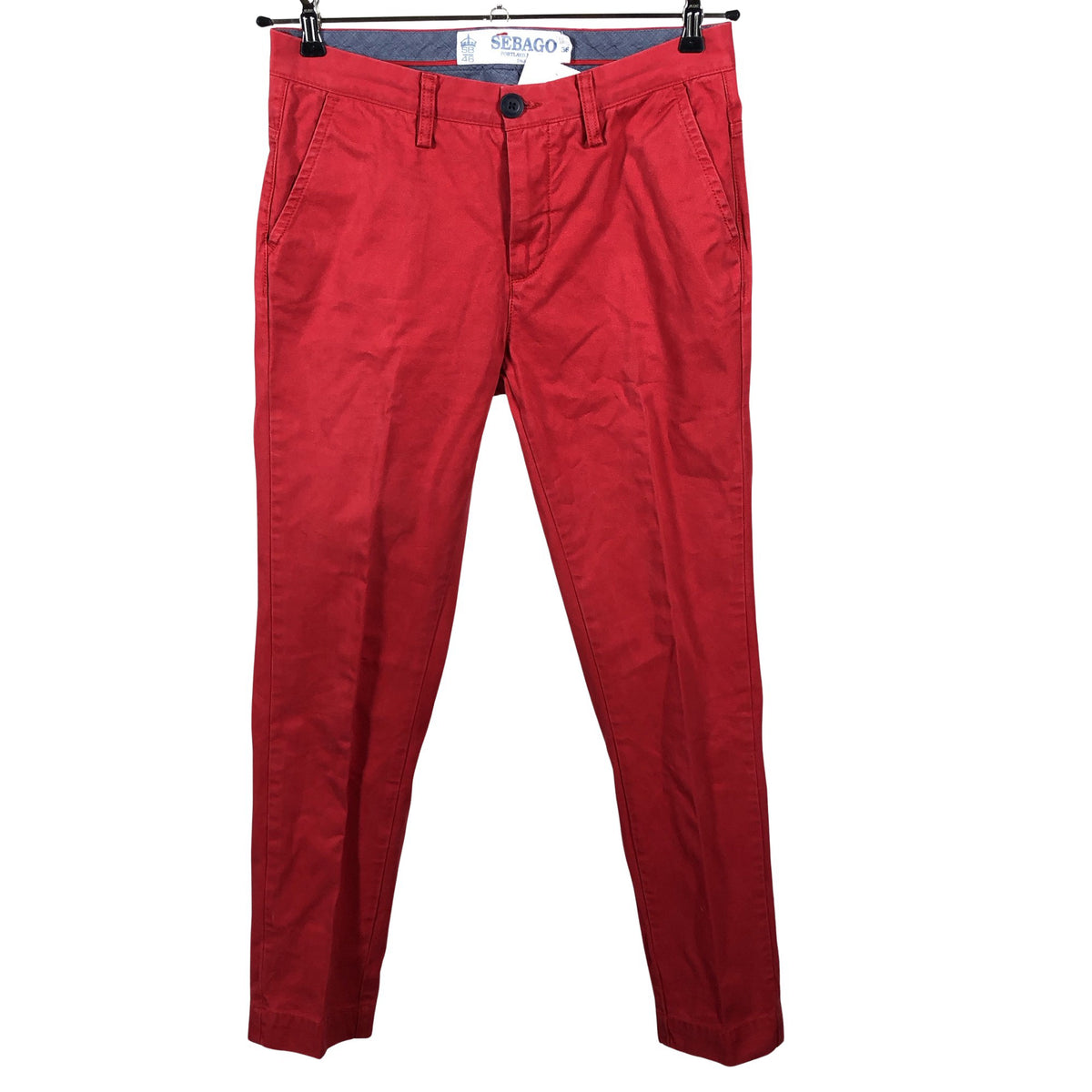 Unisex Sebago - Chino-püksid, suurus 36 - Punane (1)