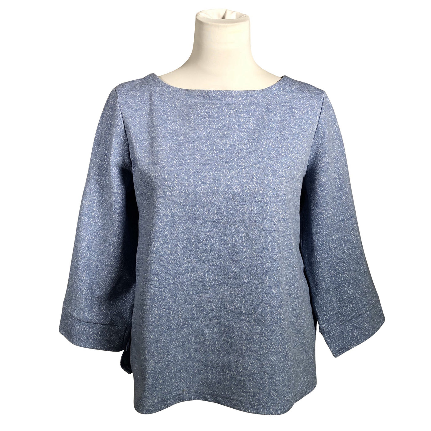 Unisex O.I.S - Trikotaažist pluus, suurus 38 - Sinine (1)