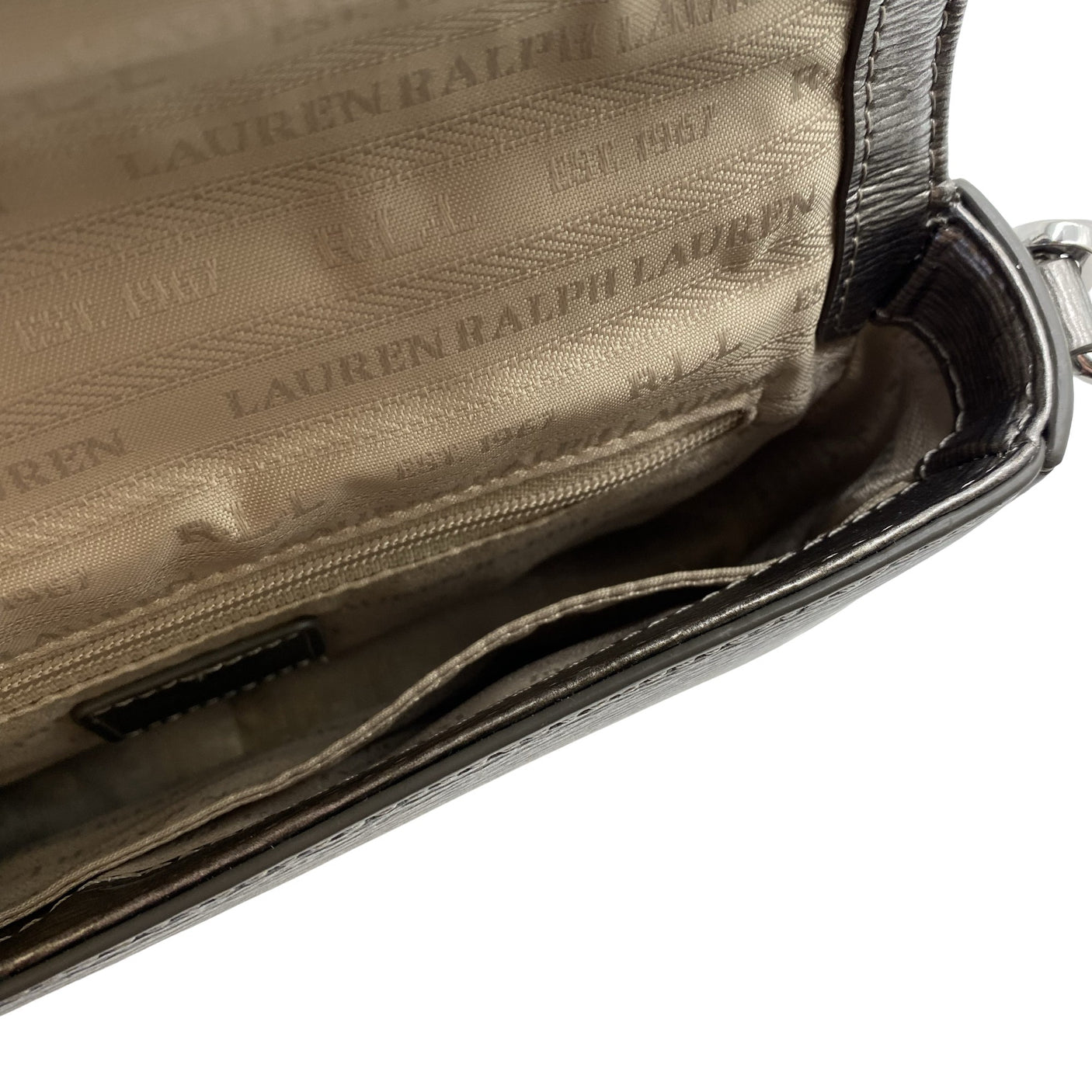 Unisex Lauren Ralph Lauren - Õlakott, suurus Midi - Hall (2)