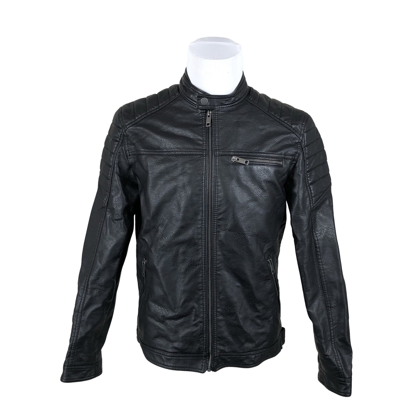 Unisex Jack & Jones - Nahktagi, suurus L - Must (1)