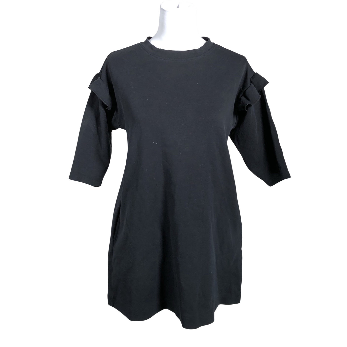 Unisex Aarrelabel - Trikotaažist tuunika, suurus 36 - Must (1)