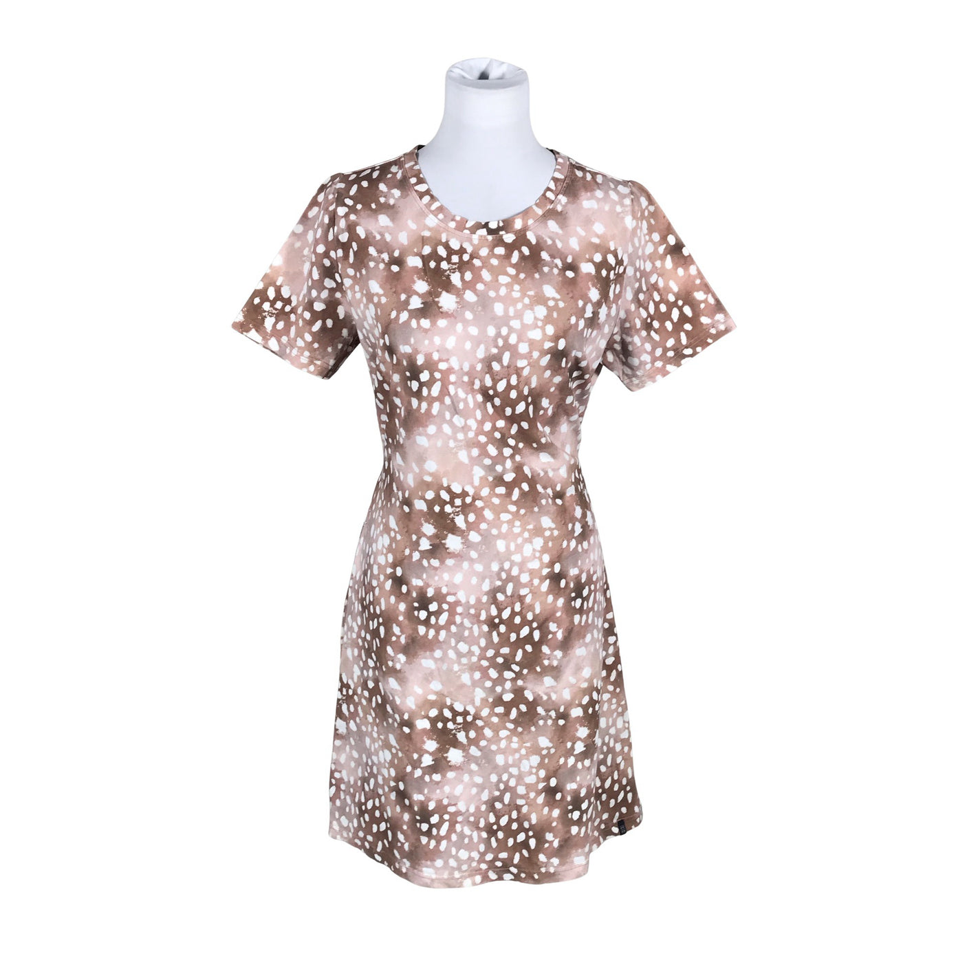 Unisex Kaiko - Trikotaažist kleit, suurus 38 - Beige (1)