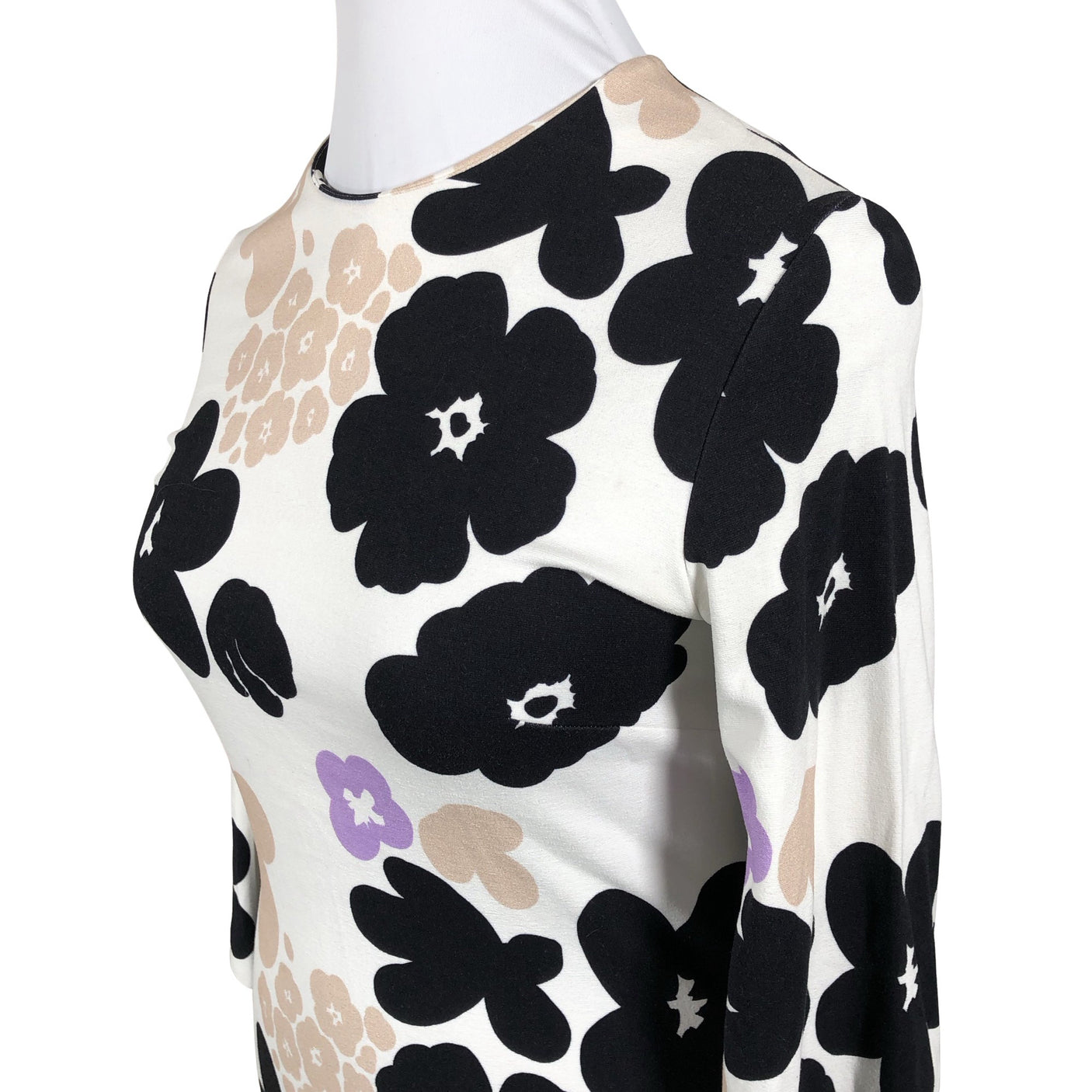 Unisex Marimekko - Trikotaažist kleit, suurus 38 - Valge (3)