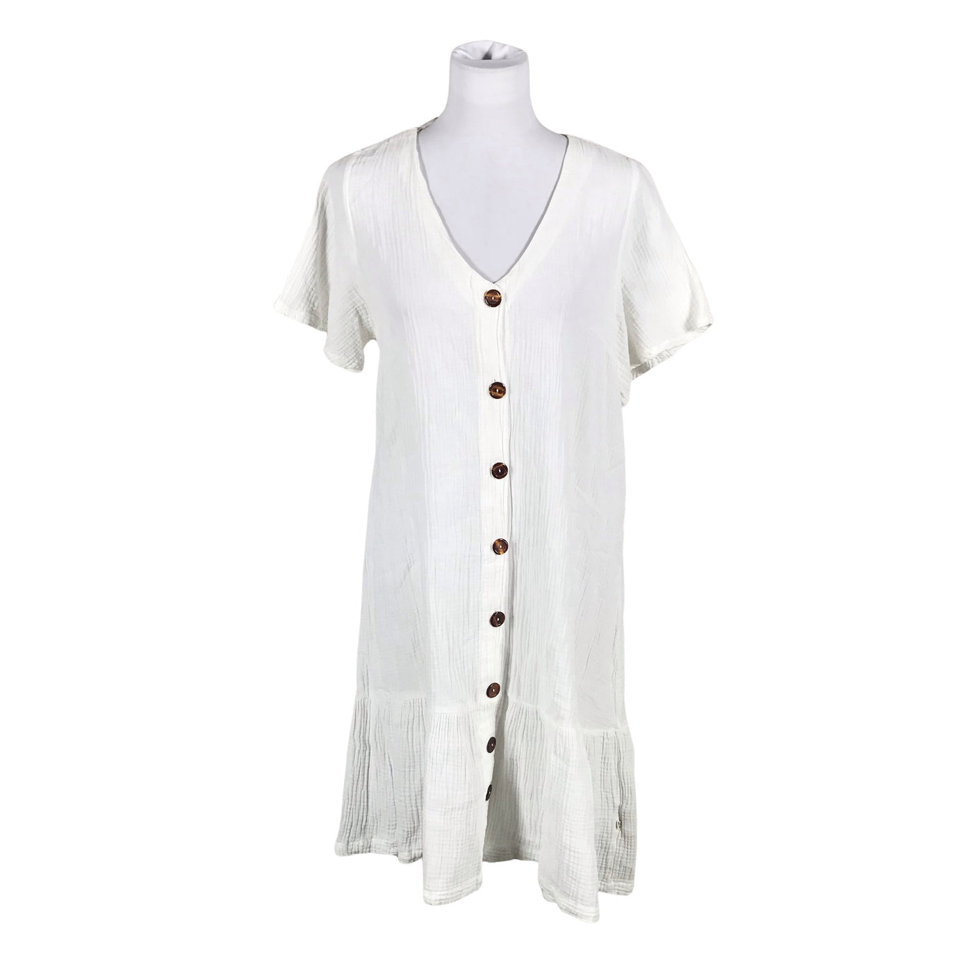 Unisex Kaiko - Mitteveniv kleit, suurus 38 - Valge (1)
