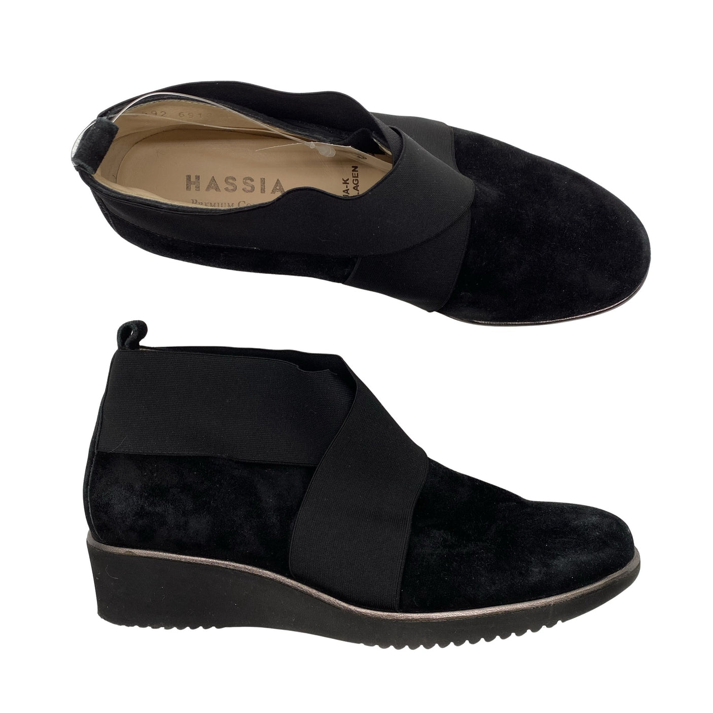 Unisex Hassia - Kiilkontsaga kingad, suurus 39 - Must (1)