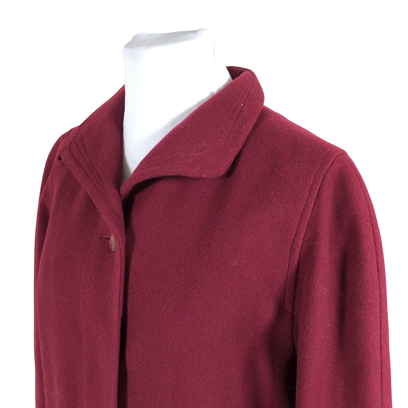 Unisex Marcona - Villane mantel, suurus 42 - Veinipunane (2)