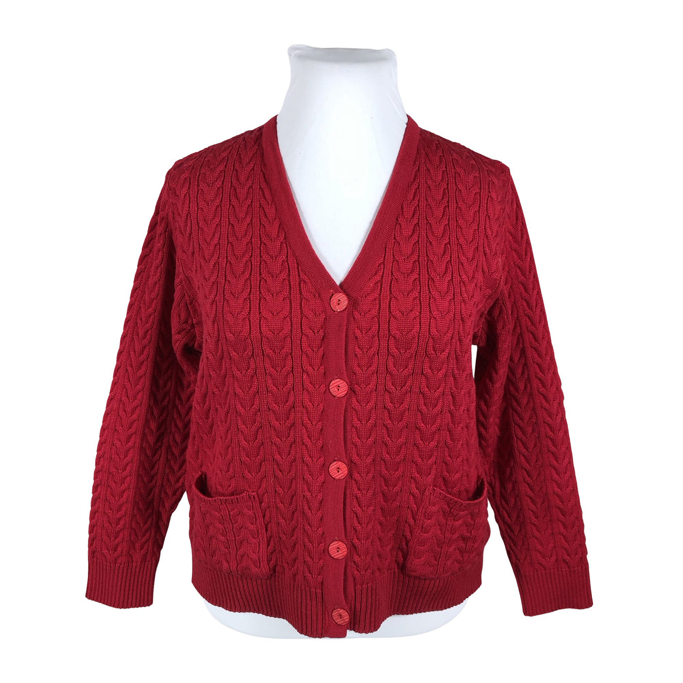 Unisex Brenda - Kardigan, suurus 40 - Punane (1)