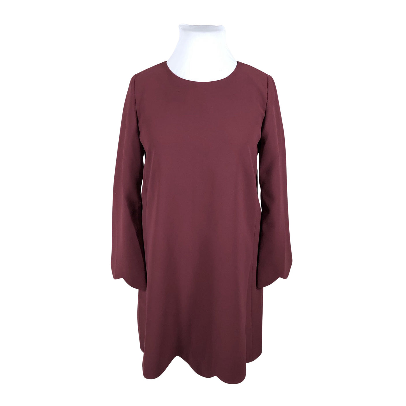 Unisex Tara Jarmon - Mitteveniv kleit, suurus 42 - Veinipunane (1)