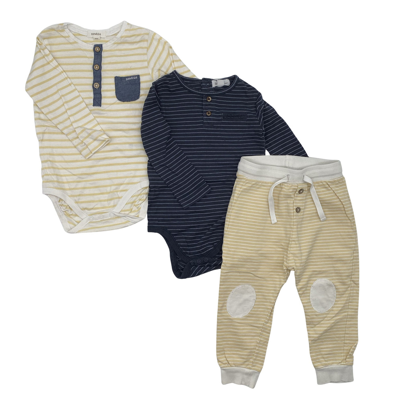 Unisex Newbie - Bodi, suurus 80 - 86 - Kollane (1)
