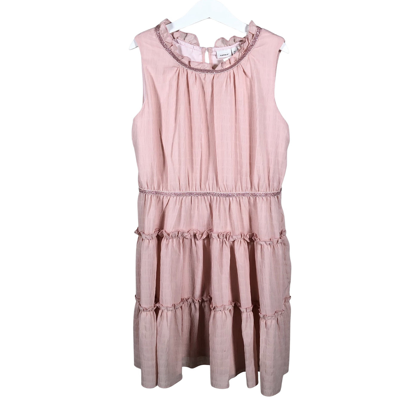 Unisex Name It - Õhuke kleit, suurus 140 - 146 - Heleroosa (1)