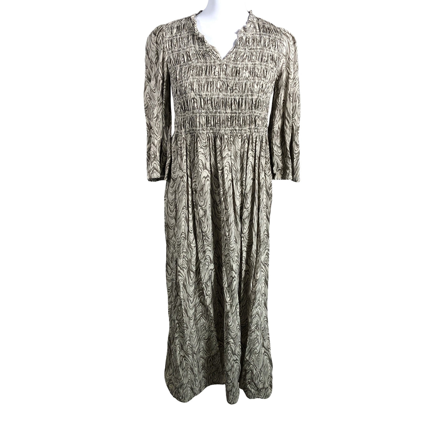 Unisex Kaffe - Mitteveniv kleit, suurus 36 - Beige (1)