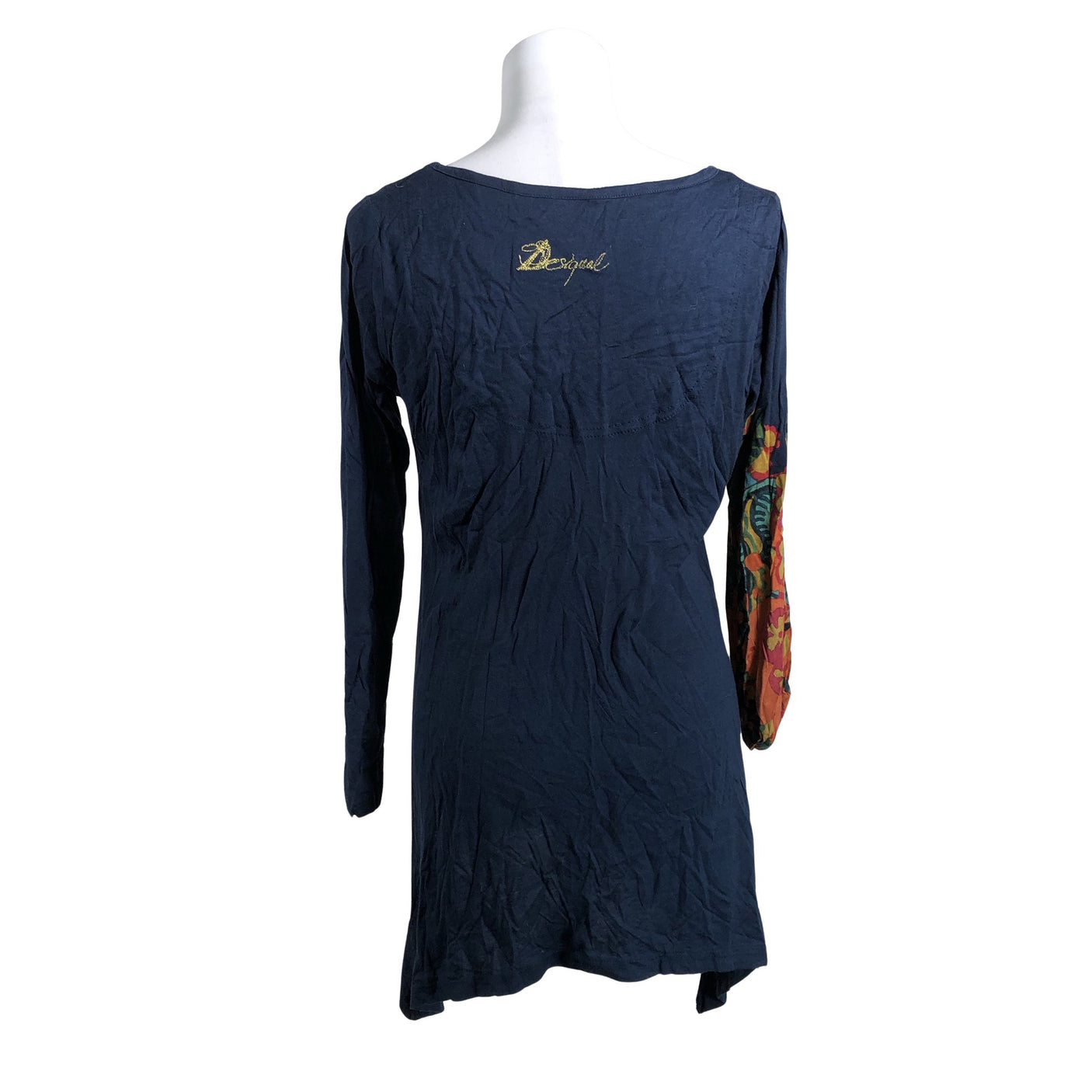 Unisex Desigual - Trikotaažist tuunika, suurus 40 - Sinine (2)