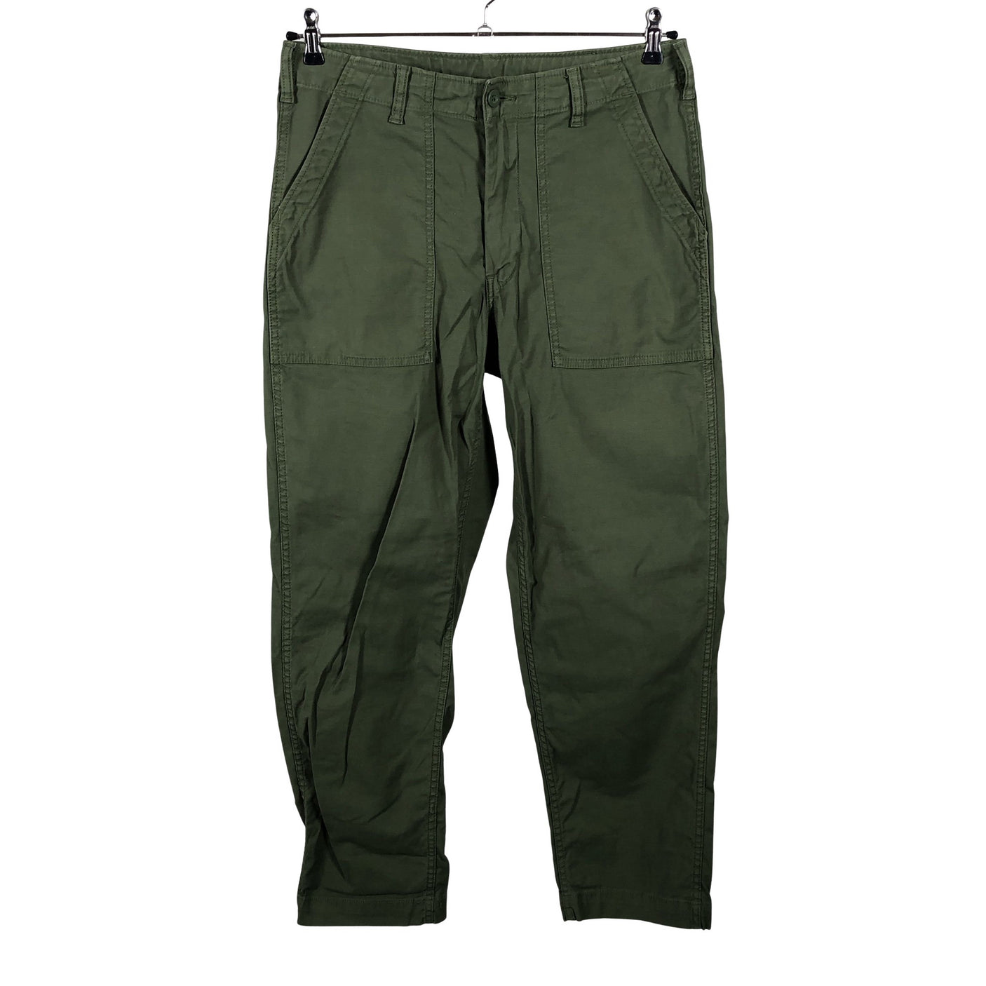 Unisex Uniqlo - Mittevenivad püksid, suurus M - Roheline (1)