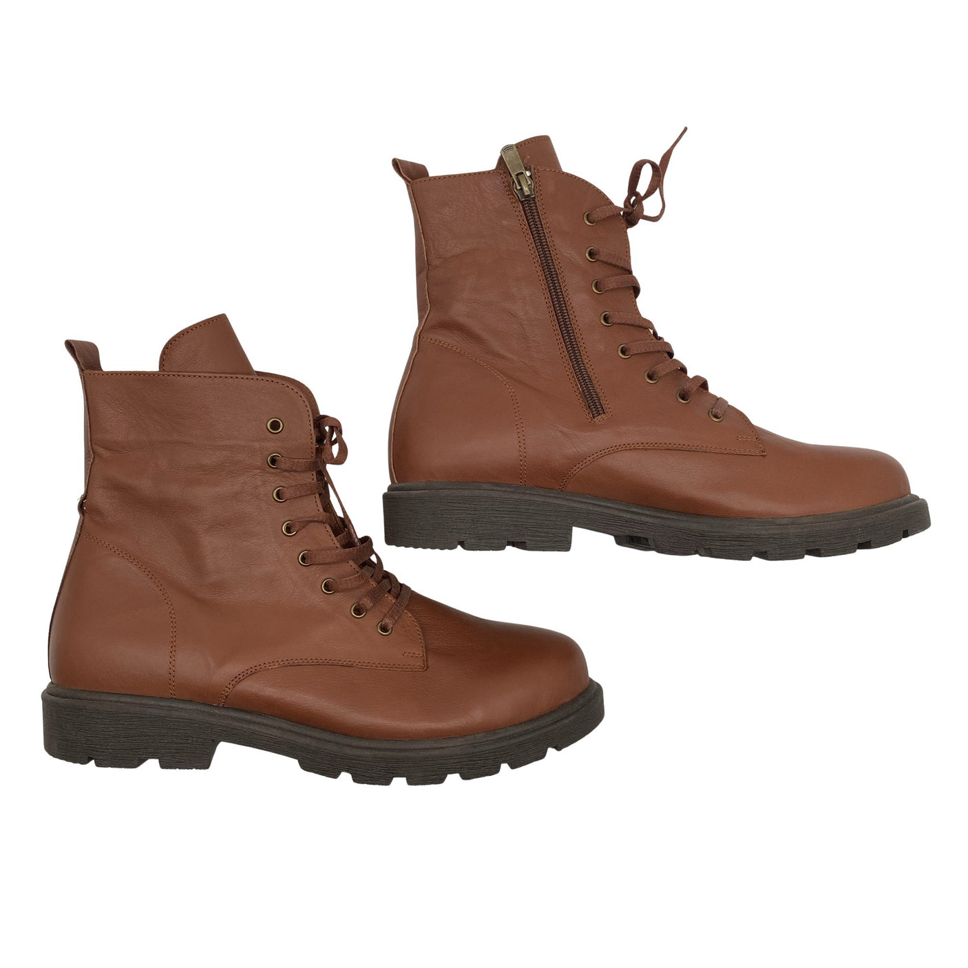 Unisex Andrea Conti - Poolsaapad, suurus 42 - Pruun (1)