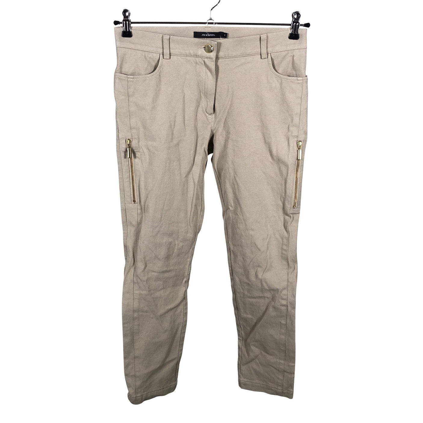 Unisex Andiata - Mittevenivad püksid, suurus 38 - Beige (1)