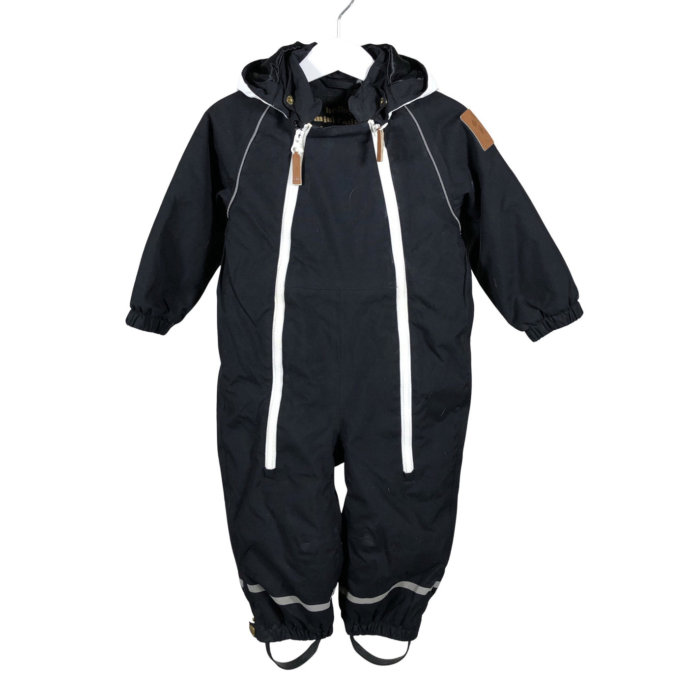 Unisex Mini Rodini - Talvekombinesoon, suurus 74 - 80 - Must (2)