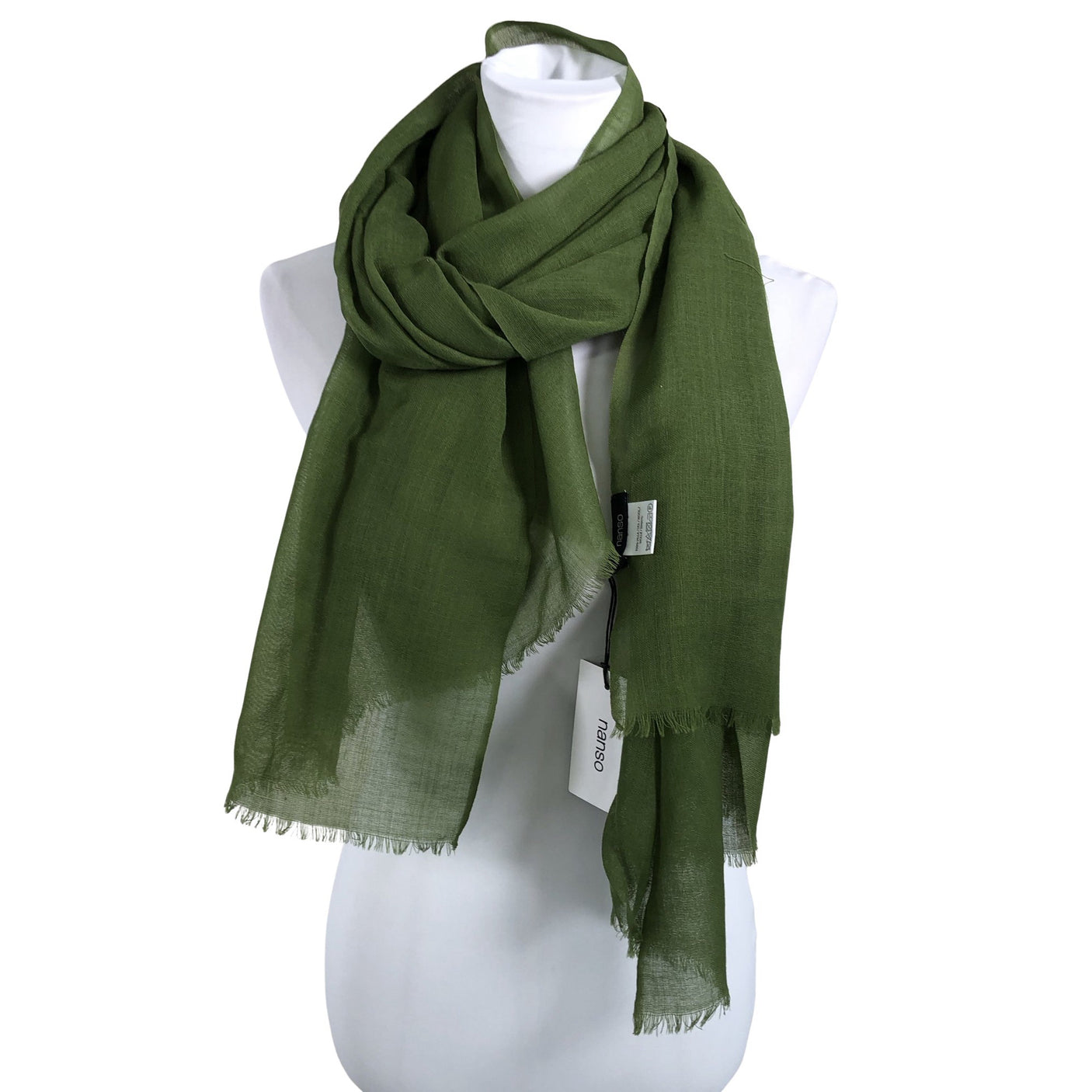 Unisex Nanso - Õhuke sall, suurus Maxi - Roheline (1)