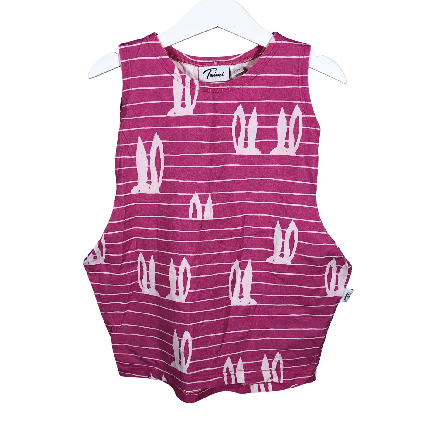 Unisex Taimi - Trikotaažist kleit, suurus 92 - 98 - Roosa (1)