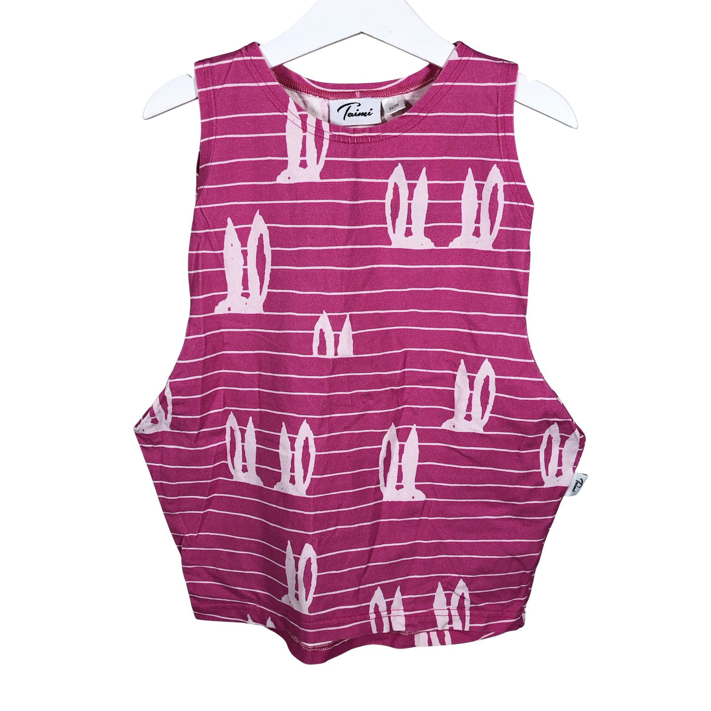 Unisex Taimi - Trikotaažist kleit, suurus 92 - 98 - Roosa (2)