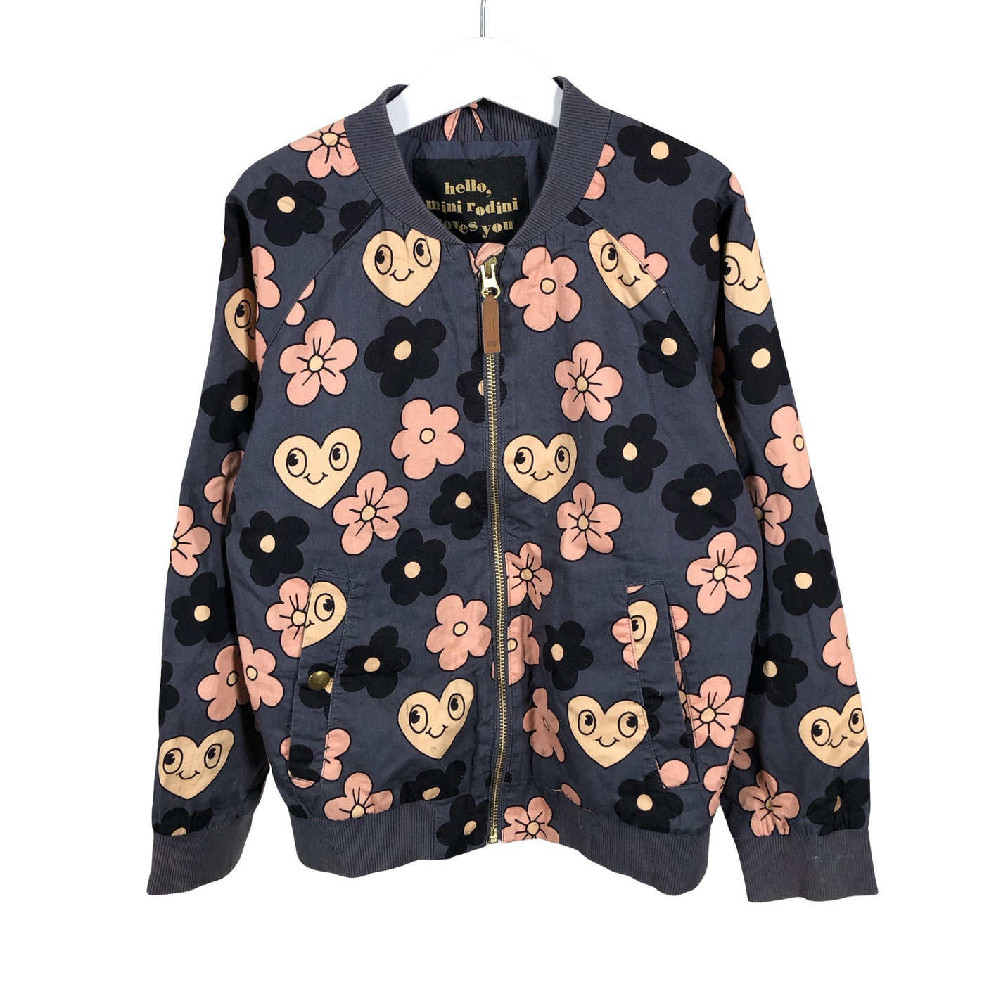 Unisex Mini Rodini - Õhuke jope, suurus 128 - 134 - Hall (1)