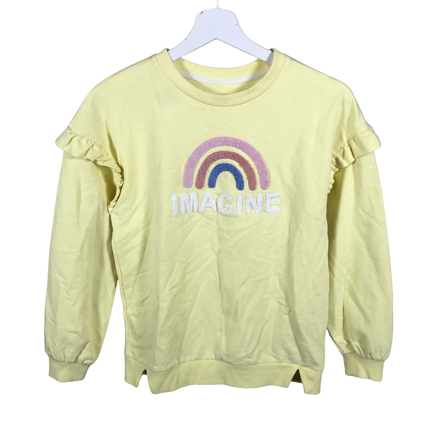 Unisex TEX - Dressikangast pluus, suurus 146 - 152 - Kollane (1)