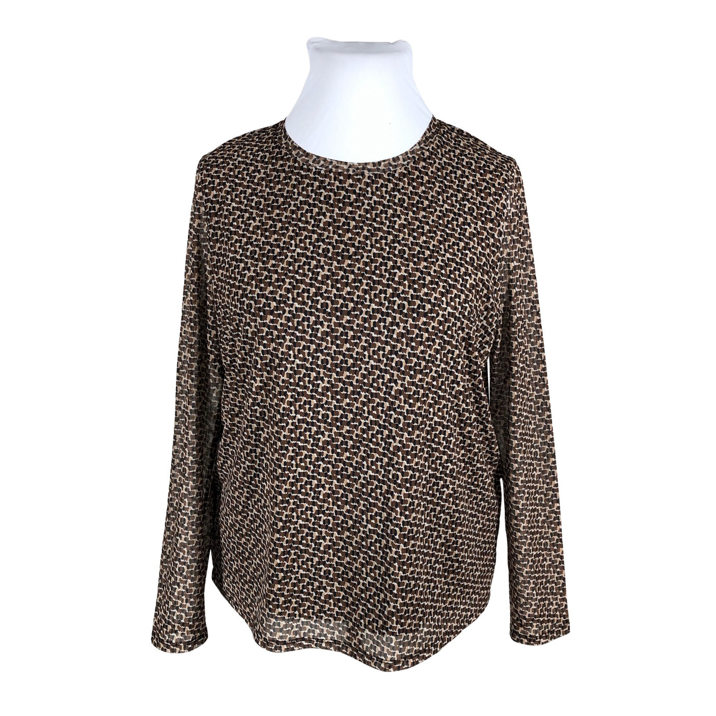 Unisex Gerry Weber - Trikotaažist pluus, suurus 44 - Pruun (1)