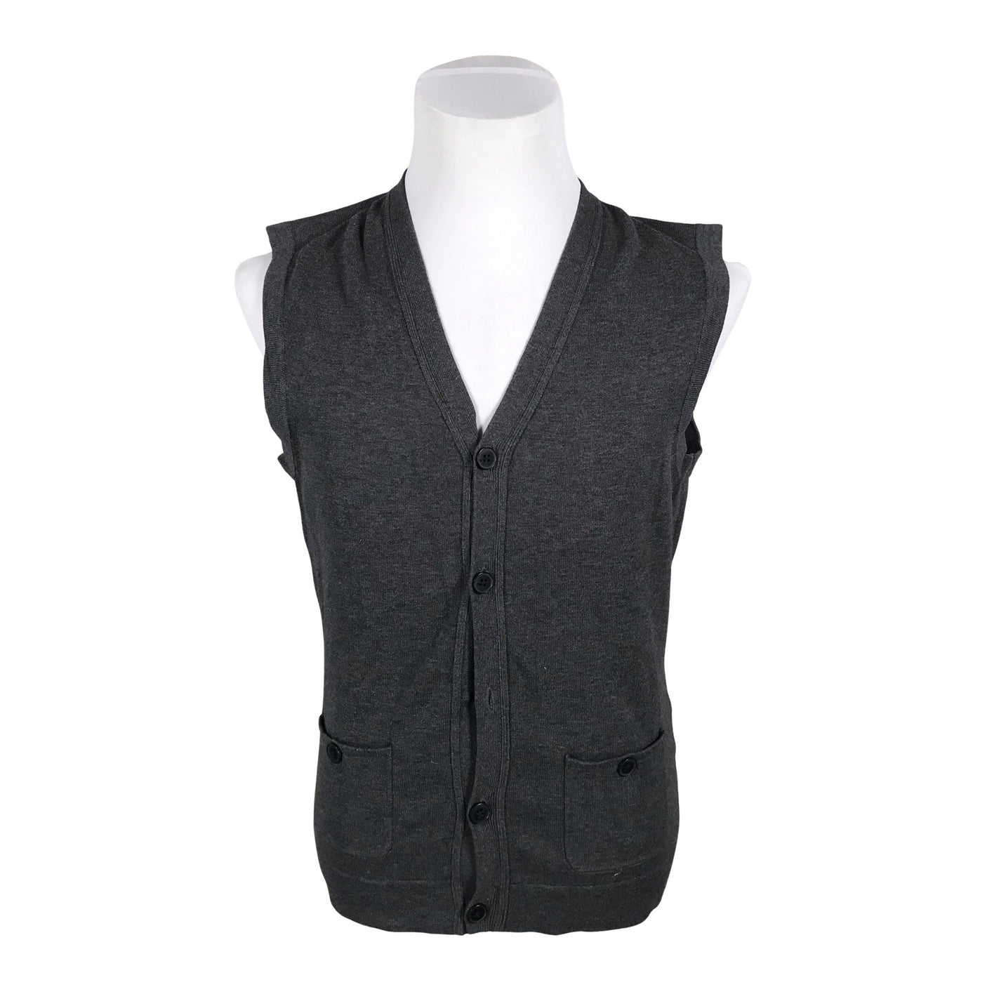Unisex Bläck - Kootud vest, suurus L - Hall (1)