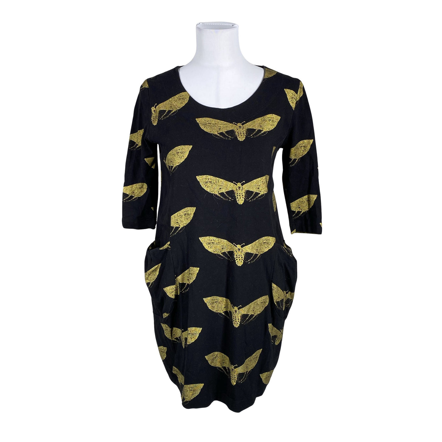Unisex Ehta - Trikotaažist kleit, suurus 36 - Must (1)