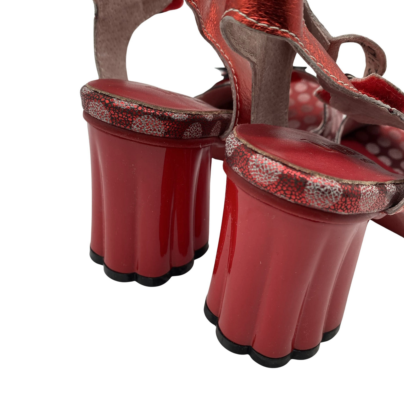 Unisex Laura Vita - Pidulikud kontsakingad, suurus 38 - Punane (3)