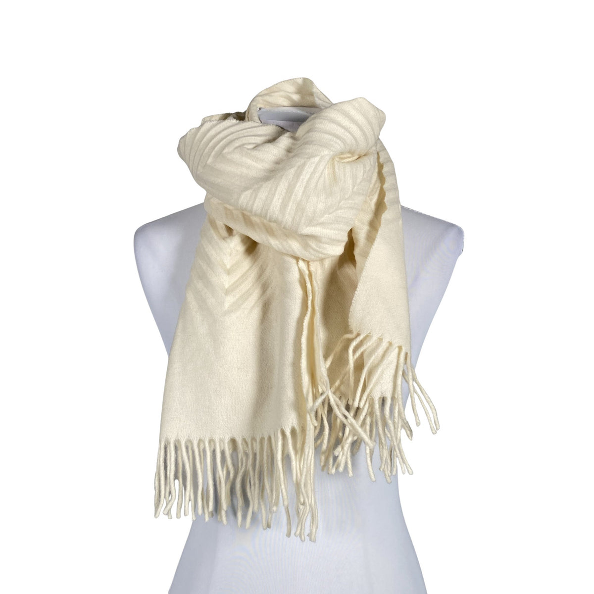 Unisex Les Copains - Õhuke sall, suurus Midi - Looduslik valge (1)
