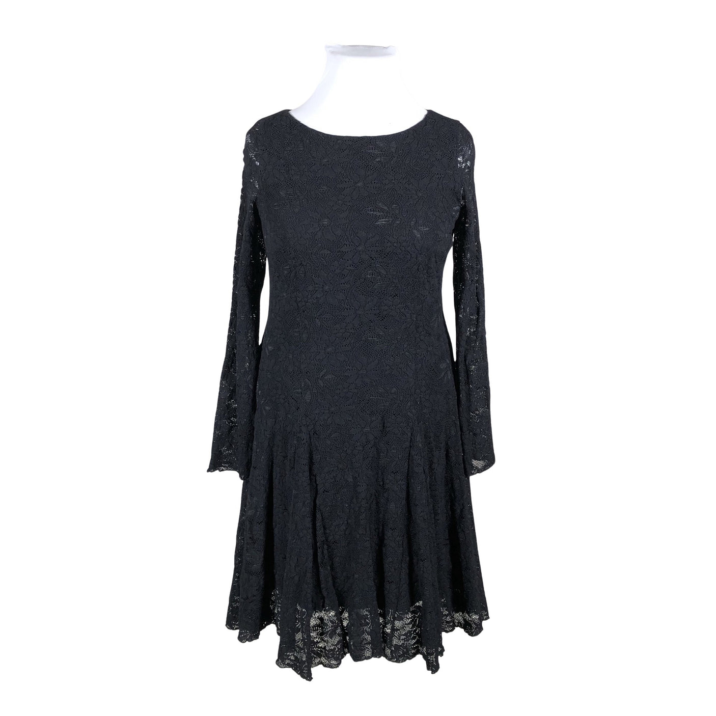 Unisex Muotikuu - Trikotaažist kleit, suurus 42 - Must (1)