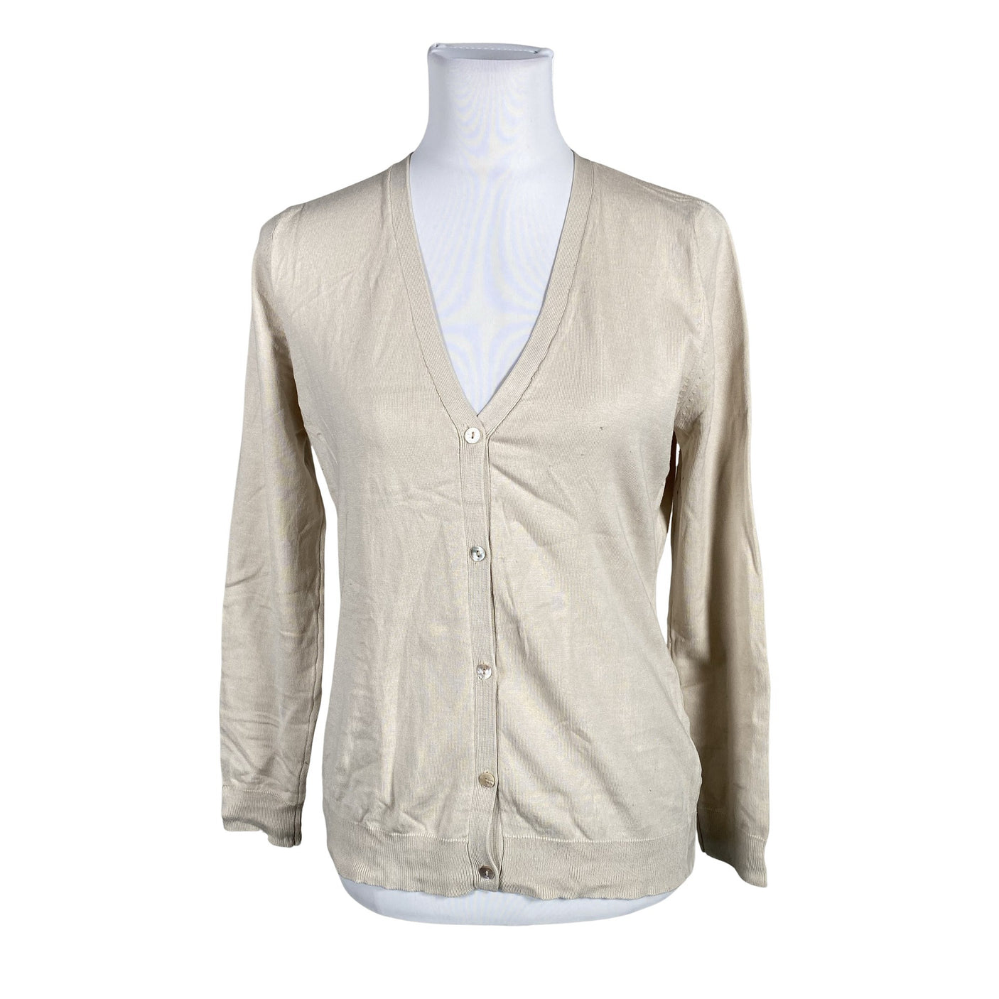 Unisex August Silk - Kardigan, suurus 40 - Beige (1)