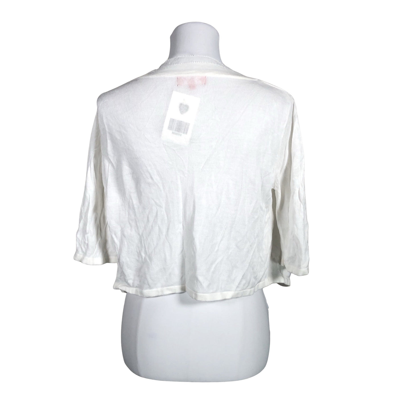Unisex Derhy - Kootud boolero, suurus 40 - Valge (2)
