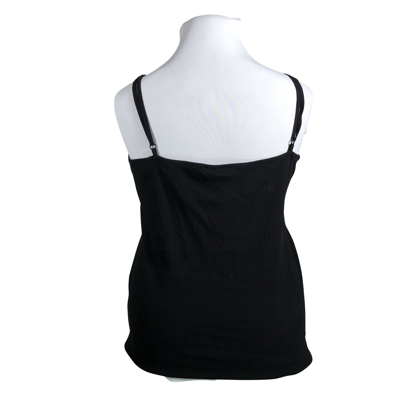 Unisex Zizzi - Trikotaažist topp, suurus 46 - Must (2)