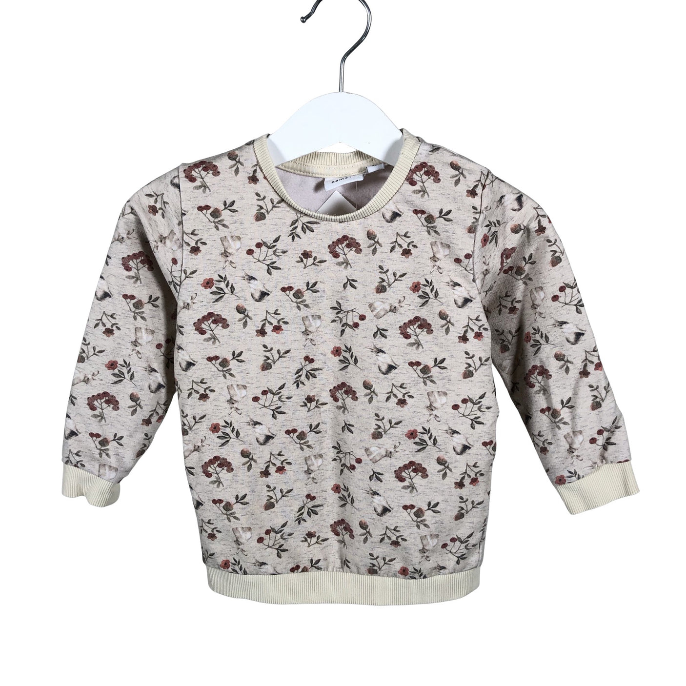 Unisex Name It - Trikotaažist pluus, suurus 74 - 80 - Beige (1)