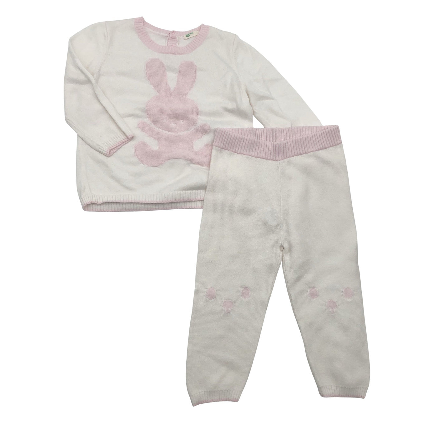 Unisex Benetton - Kampsun, suurus 68 - 74 - Valge (1)