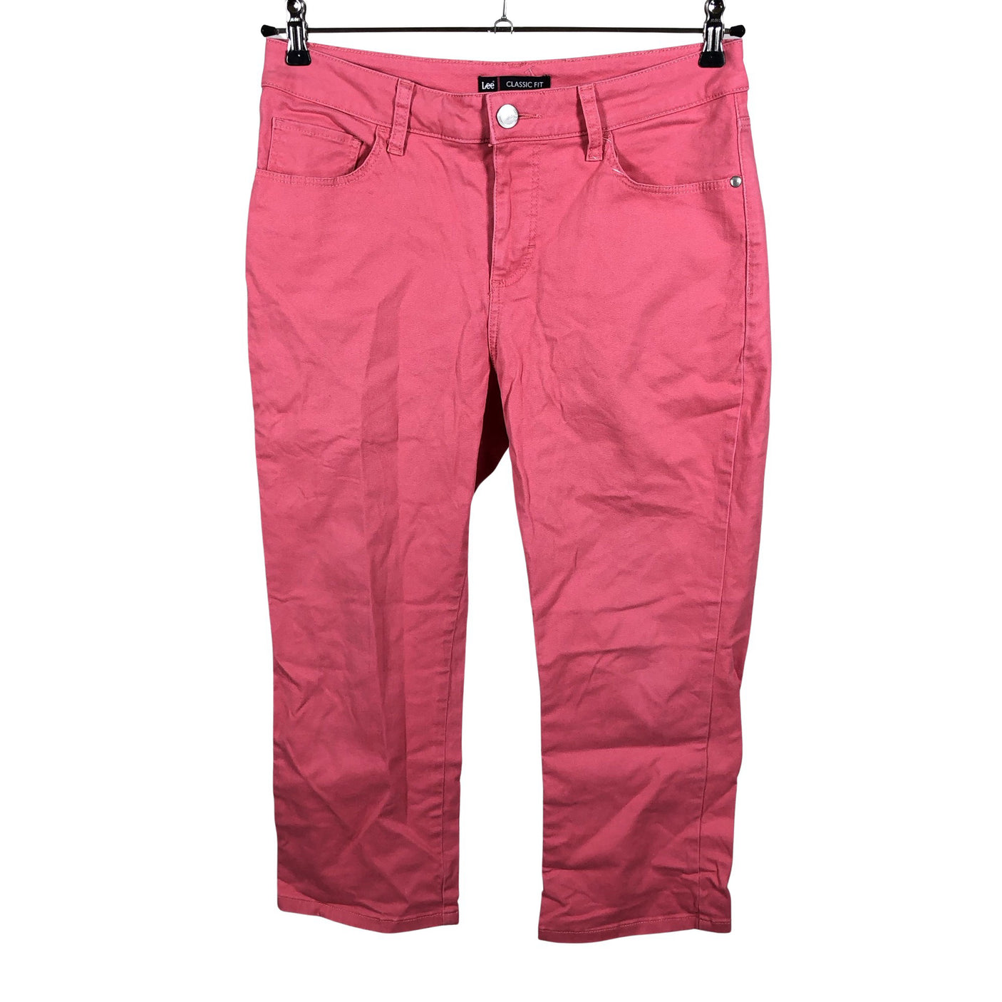 Unisex Lee - Teksast poolpikad püksid, suurus 38 - Heleroosa (1)