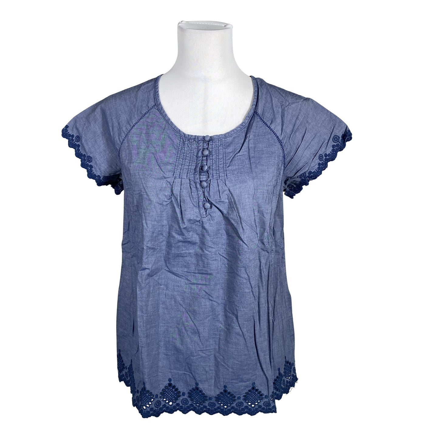 Unisex Tommy Hilfiger - Lühikeste käistega pluus, suurus 38 - Sinine (1)